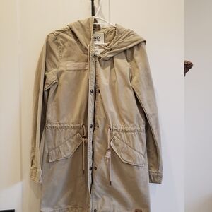 Only Tan Hooded Trench